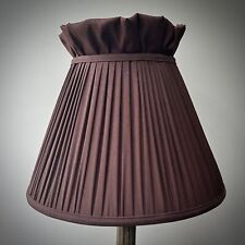Chocolate brown ruffled for sale  BOLTON