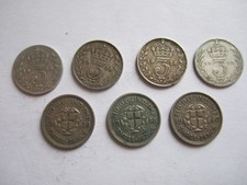 silver threepenny piece for sale  ROWLANDS GILL