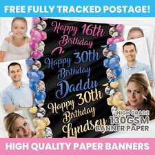 Personalised photo birthday for sale  LEIGH
