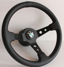 Usado, Volante serve para BMW Deep Dish couro preto corrida esportiva E82 E90 E91 E92 comprar usado  Enviando para Brazil
