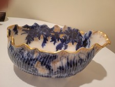 Flow blue ruffled for sale  Margate City