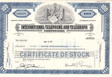 International Telephone and Telegraph Corporation - Nueva York, EE. UU. - 9 de octubre de 1968 segunda mano  Embacar hacia Argentina