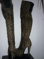 Verkneestiefel leo leopard gebraucht kaufen  Gera
