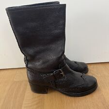 Stiefel leder miu gebraucht kaufen  Karlsruhe