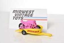 P422-MATCHBOX SUPERFAST MB38-A HONDA MOTOCICLETA E REBOQUE. ROSA comprar usado  Enviando para Brazil