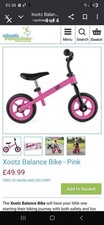 Kids balance bike for sale  KING'S LYNN