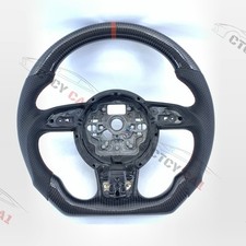 Volante de fibra de carbono personalizado para Audi RS6 RS4 RS5 RS7 SQ5 S4 S5 2012-2016, usado comprar usado  Enviando para Brazil