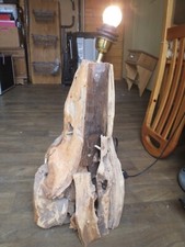 Holzlampe wurzel tischlampe gebraucht kaufen  Radevormwald