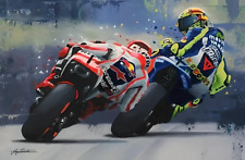Fast motorbike posters for sale  DONCASTER