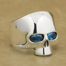 Anello teschio argento usato  Spedire a Italy