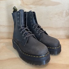 Bota Dr Martens Jadon couro ceroso plataformas cinza carvão masculina 8 feminina 9 documentos, usado comprar usado Bota Dr Martens Jadon couro ceroso plataformas cinza carvão masculina 8 feminina 9 documentos, usado comprar usado  Enviando para Brazil