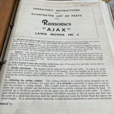Ransomes ajax lawn for sale  HITCHIN