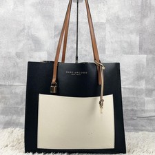 Bolsa tote Marc Jacobs couro unissex satchel preta grande alça ajustável Japão comprar usado  Enviando para Brazil