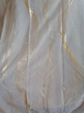 Voilage blanc doré d'occasion  Lucé