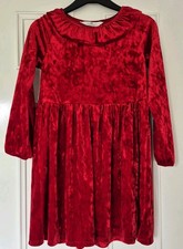 Girls red velour for sale  HOOK