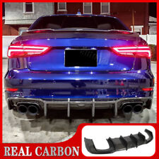 DIFUSOR DE PARA-CHOQUE TRASEIRO FIBRA DE CARBONO PARA 2017-2020 AUDI S3 A3 SLINE SEDAN SHARK FIN comprar usado  Enviando para Brazil