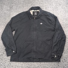 Chaqueta Volcom Hombre Extra Grande Gris Cremallera Completa Mecánica Tareas Patinador Exterior Lona segunda mano  Embacar hacia Mexico