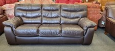 Brown leather seat for sale  CASTLEFORD
