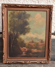 Quadro paesaggio autore usato  Ticengo