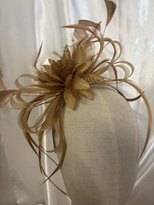 Gold fascinator weddings for sale  PONTEFRACT