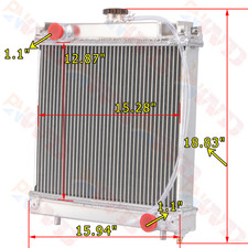 Aluminum radiator am881422 for sale  Chino