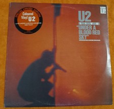 U2, Under a Blood Red Sky, vinil vermelho lançamento australiano comprar usado  Enviando para Brazil
