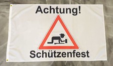Fahne flagge achtung gebraucht kaufen  Rodenberg