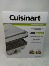 Máquina de waffle belga central café da manhã Cuisinart com prato de panqueca comprar usado  Enviando para Brazil