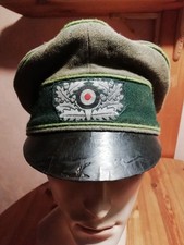 Schirmmütze Feldmütze Dienstmütze alter Art - Crusher Cap - Offiziere - WH/WK II comprar usado  Enviando para Brazil