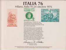 Foglietto cartoncino italia usato  Milano