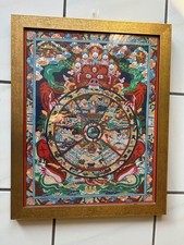 Thangka lebensrad 54x44cm gebraucht kaufen  Unna