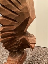 Holzfigur adler 40 gebraucht kaufen  Hamburg