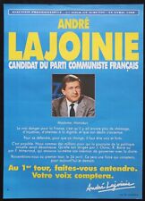 Affiche 1988 election d'occasion  Nantes-