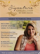 Crafters Companion Signature Collection Sara Davies Video Tutorial DVD comprar usado  Enviando para Brazil