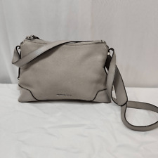 Bolsa tiracolo Michael Kors Crosby média couro pebbled cinza carteiro comprar usado  Enviando para Brazil
