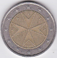 Malte 2008 croix d'occasion  Morlaàs