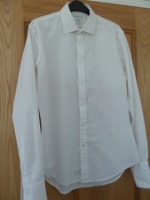 double cuff shirt white for sale  RIPLEY