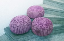 Ensemble beaux poufs d'occasion  Cagnes-sur-Mer