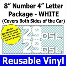 White reusable vinyl d'occasion  Expédié en Belgium