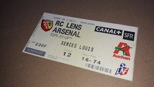 Ticket football rc.lens d'occasion  Lens