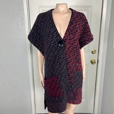 Usado, Cardigã suéter feminino vintage Y2K Curio longo botão lã túnica grande X3-8 comprar usado  Enviando para Brazil