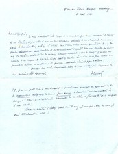 Lettre autographe jacques d'occasion  Billère