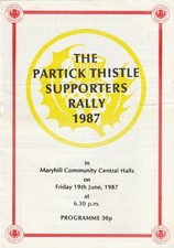 Partick thistle supporters for sale  RENFREW