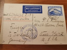 Zeppelin post amerika gebraucht kaufen  Hofgeismar