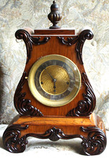 Lyrauhr stockuhr biedermeier gebraucht kaufen  Deutschland