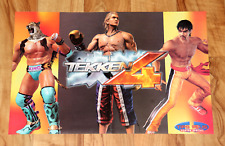 Pôster antigo muito raro Tekken 4 / SSX Tricky PlayStation 2 Namco 41x27cm comprar usado  Enviando para Brazil