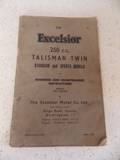Excelsior 250cc talisman for sale  WITNEY