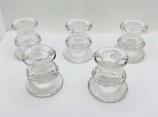 Set glass candle for sale  WOKING