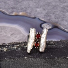 Biwa perle ring gebraucht kaufen  Berlin