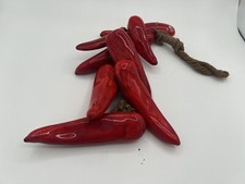 Ceramic chili peppers for sale  Beaufort